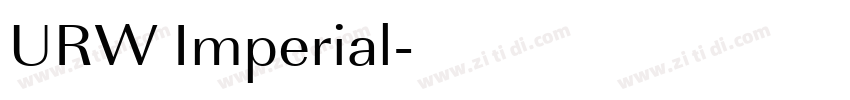 URW Imperial字体转换 URW Imperial字体转换